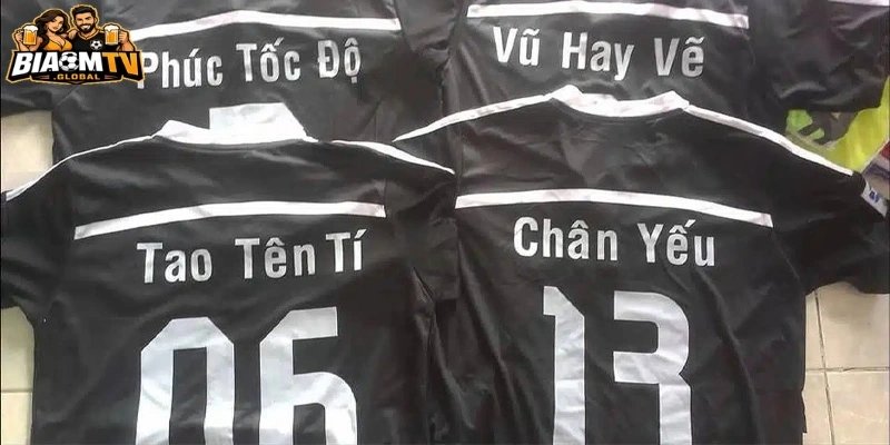 Gợi ý 100+ tên áo bóng đá dễ thương 