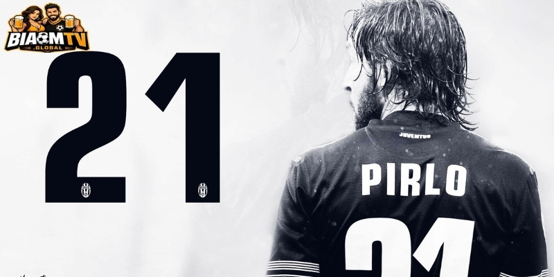 Số áo Pirlo trong màu áo đội tuyển Ý