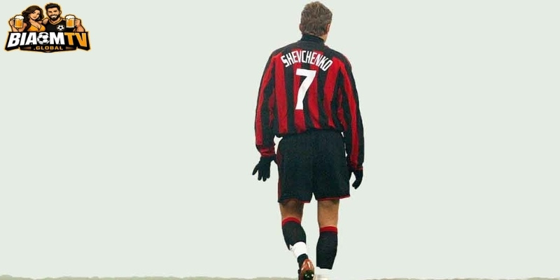 Số áo Shevchenko tại AC Milan 