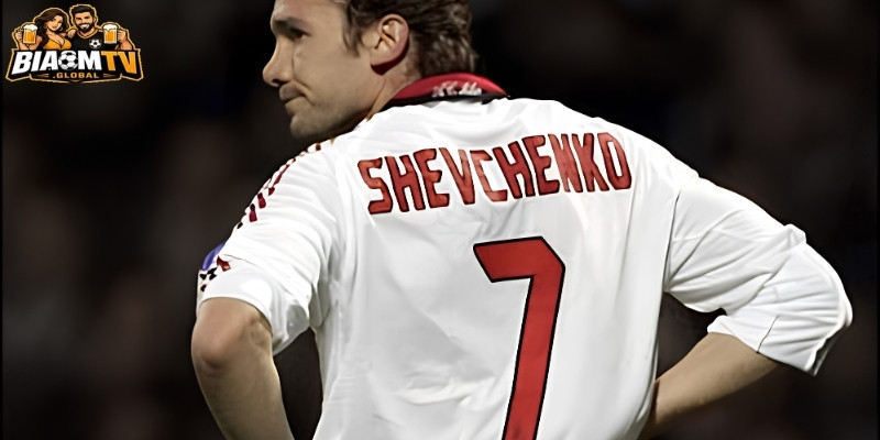Số áo của Shevchenko trong màu áo đội tuyển Ukraine